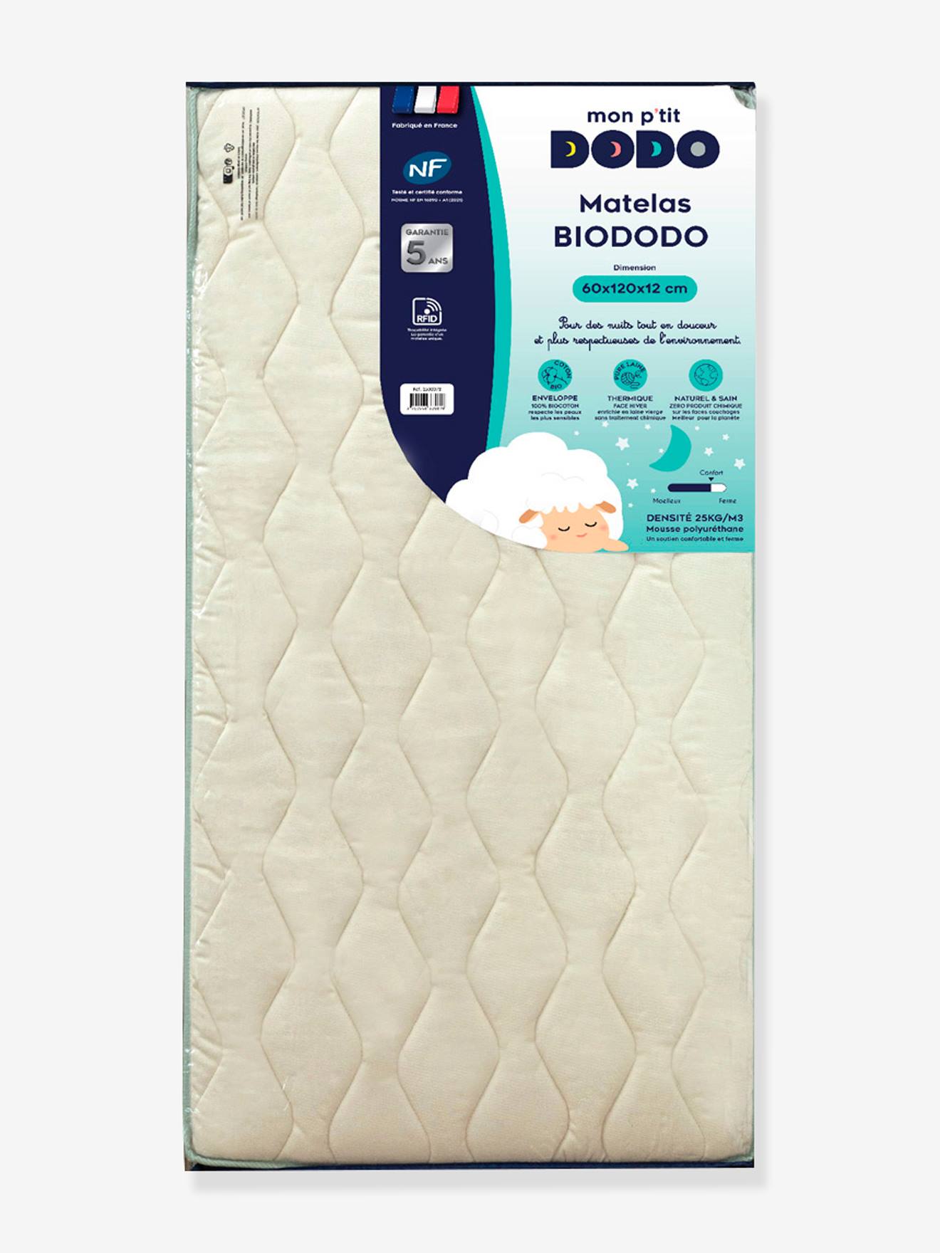 Colchão branco para bebê Biododo DODO
