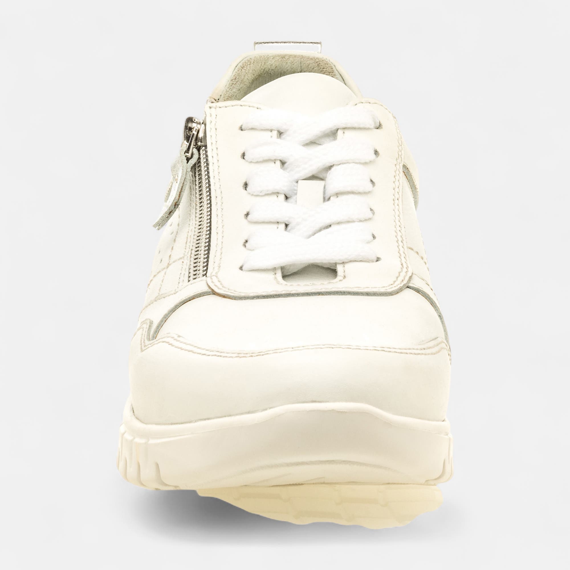 Baskets basses Femme en cuir blanc