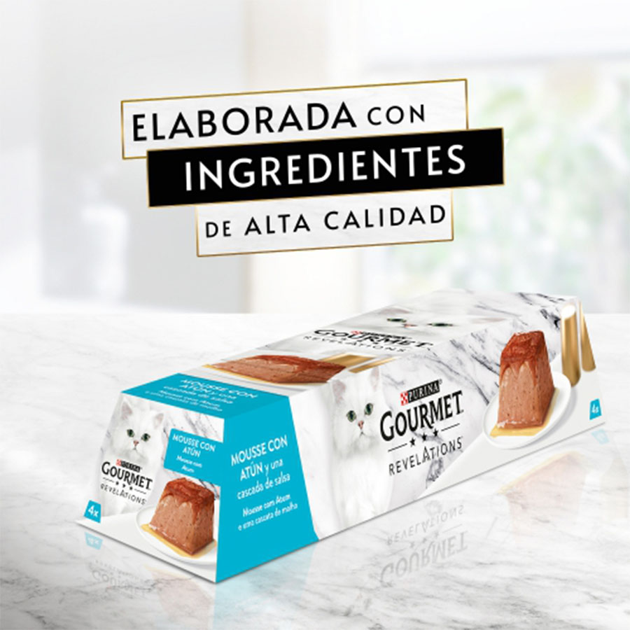 Potes de mousse de atum Gourmet Revelations para gatos