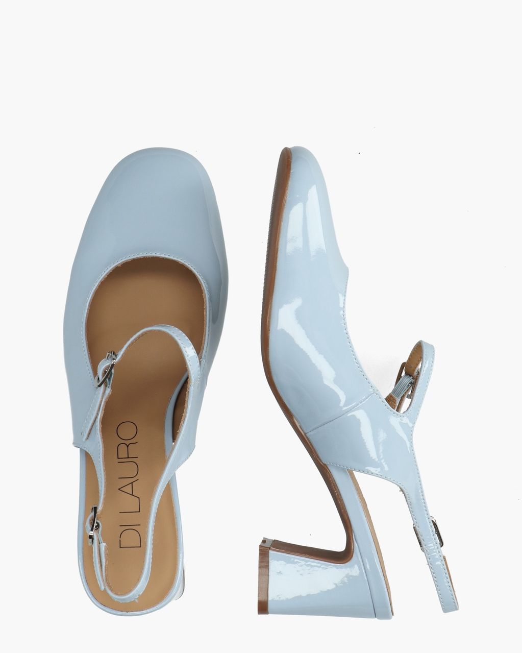 Di Lauro Wandy Lichtblauw Dames Slingbackpumps