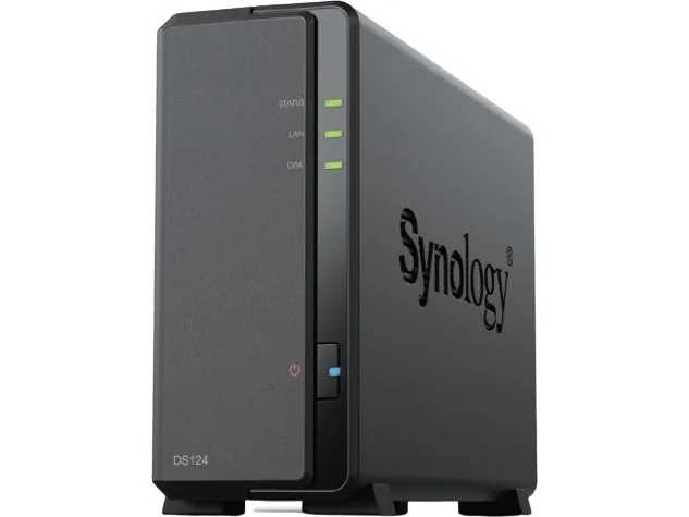Synology Disk Station DS124 - NAS-server - RAM 1 GB - Gigabit Ethernet - iSCSI support