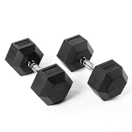 Halteres hexagonais Evergy de 20 kg (par)