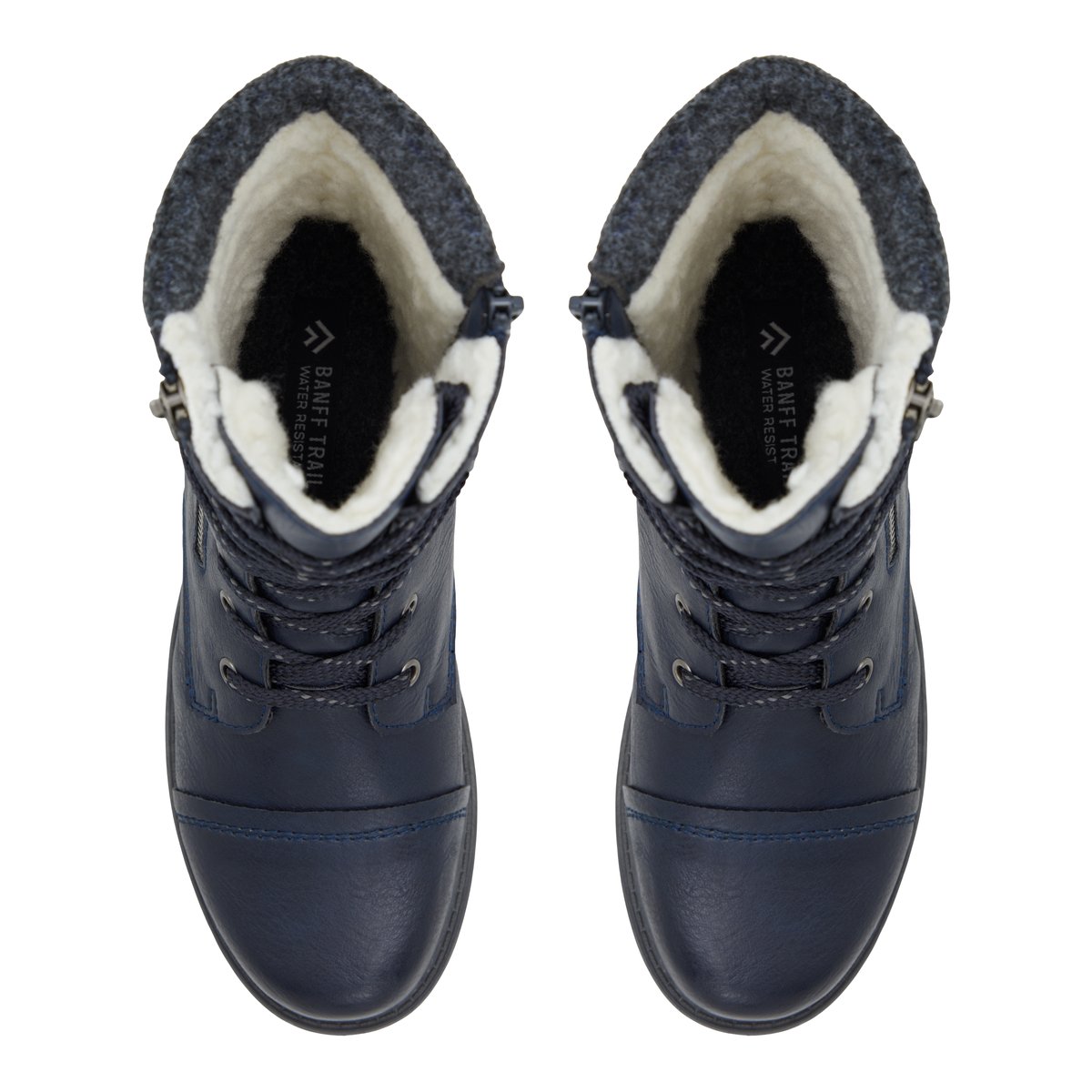 BANFF TRAIL-Cadardosa-Bottes mi-mollet - Talon plat - Marine