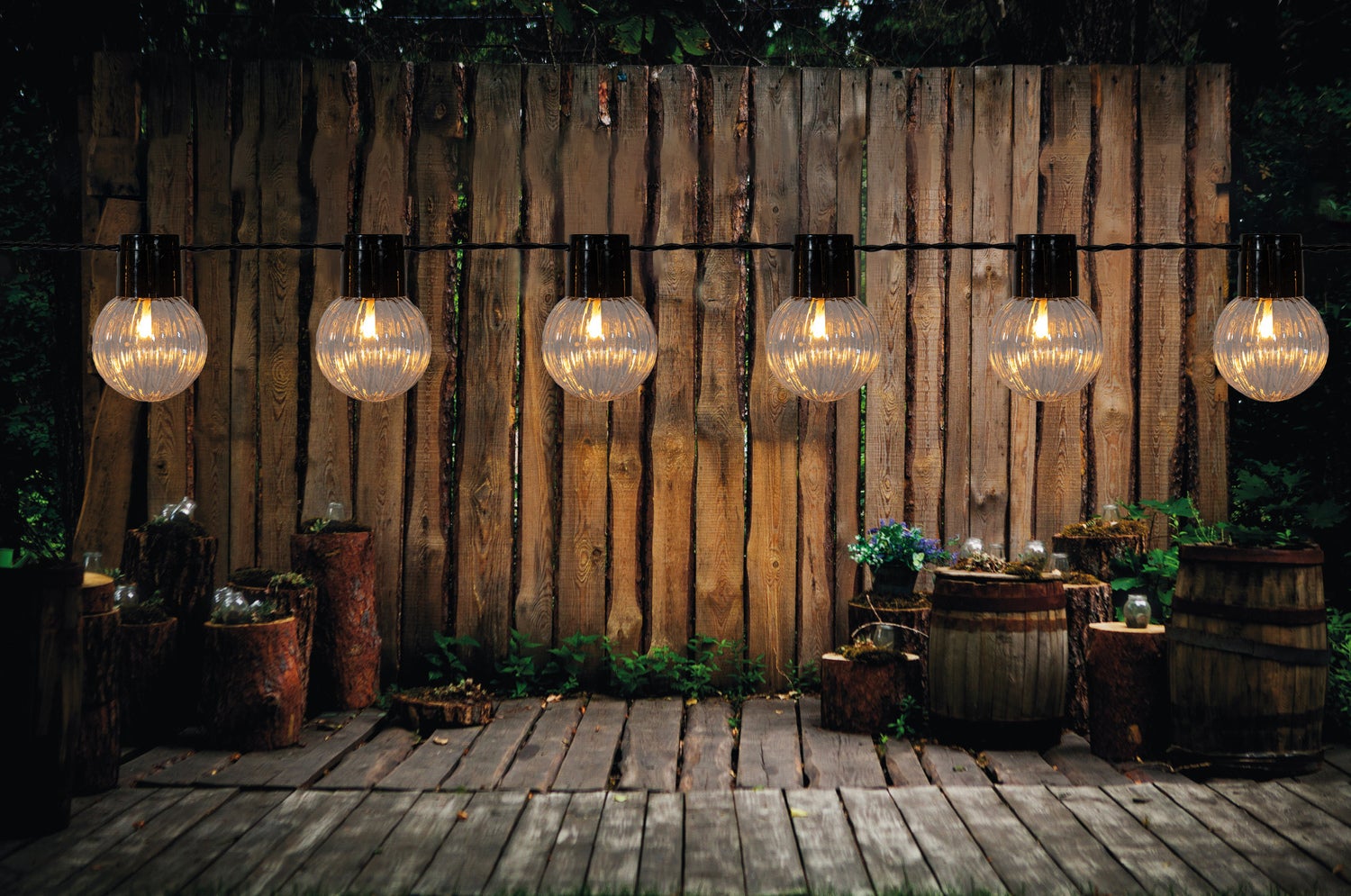 Anna's Collection verlichtingssnoer transparant 10 m 20 stuks