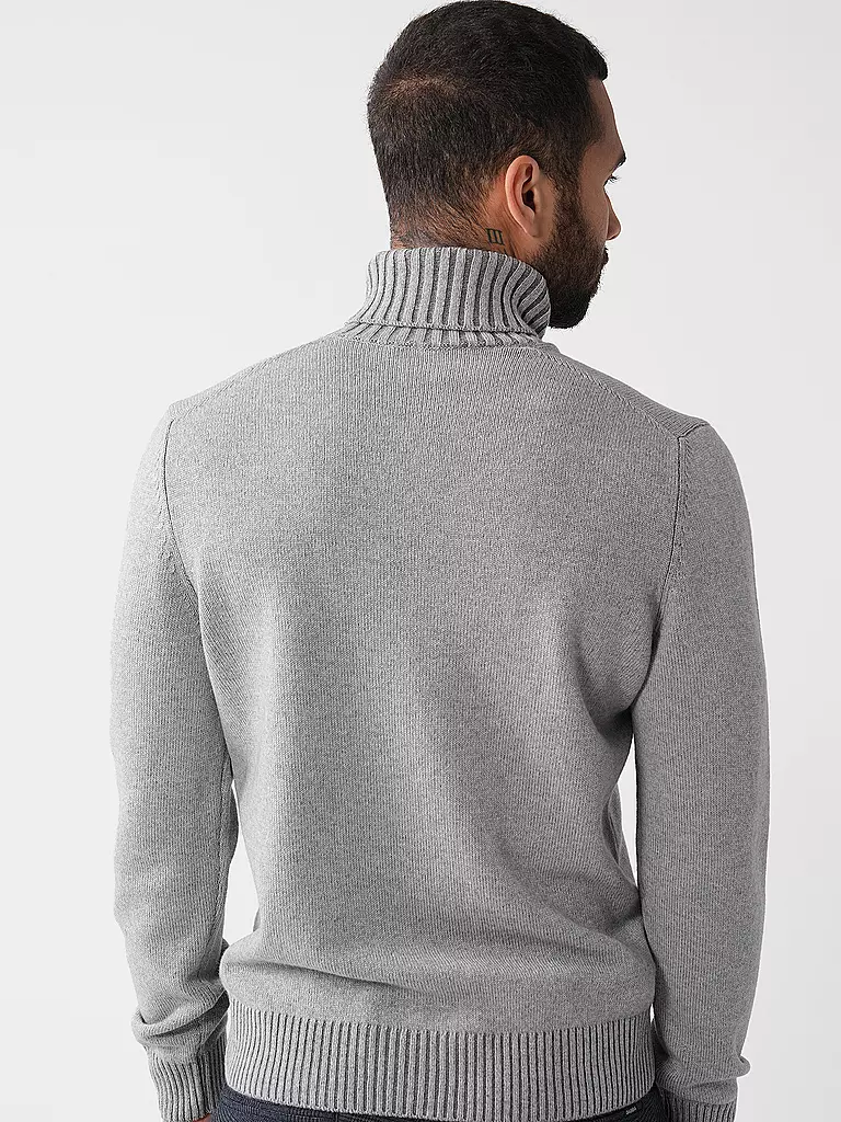 GRAN SASSO Rollkragenpullover grau