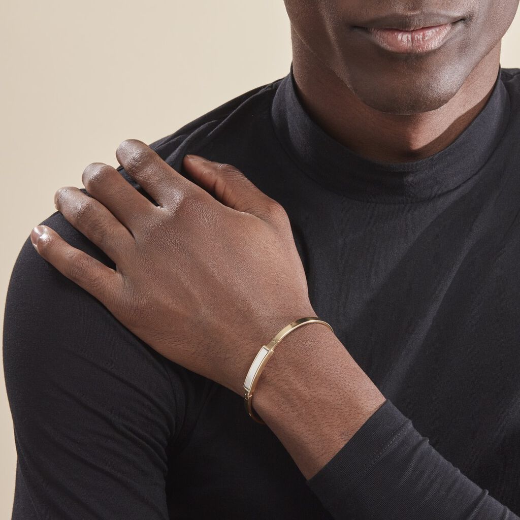 Bracelet Jonc Plaqué Or Jaune Tamiko