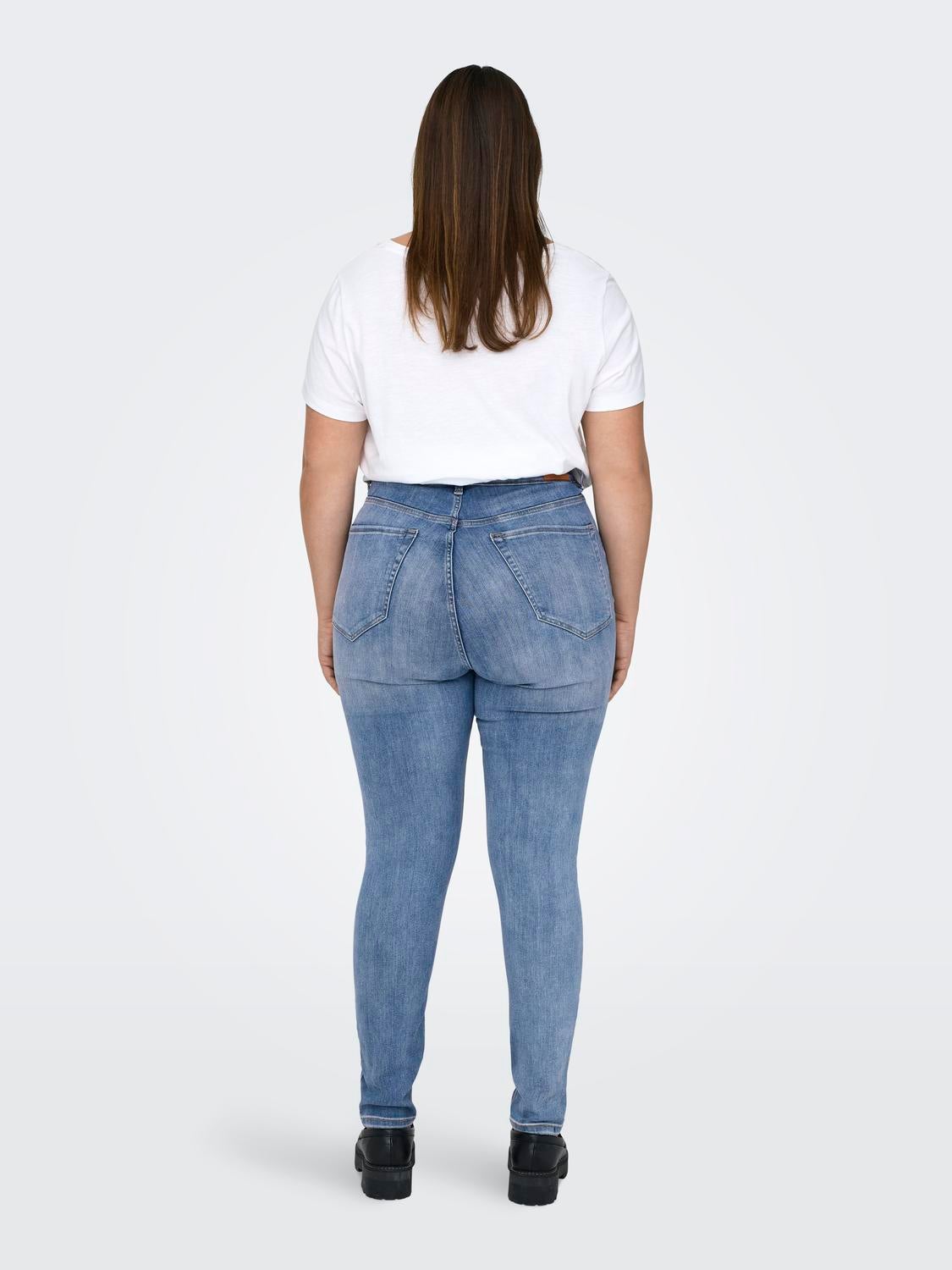 CAREMMY Skinny Fit Jeans Light Blue Denim