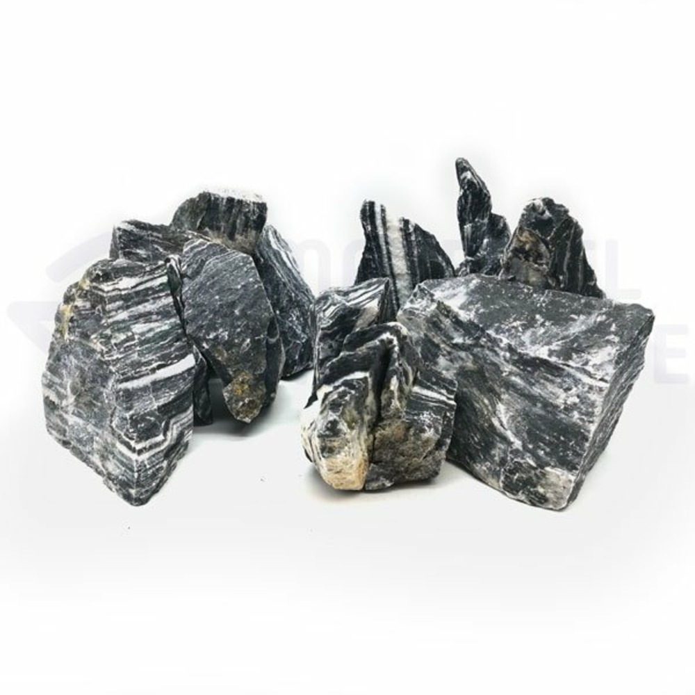 Black seiryu stone : pierre décorative