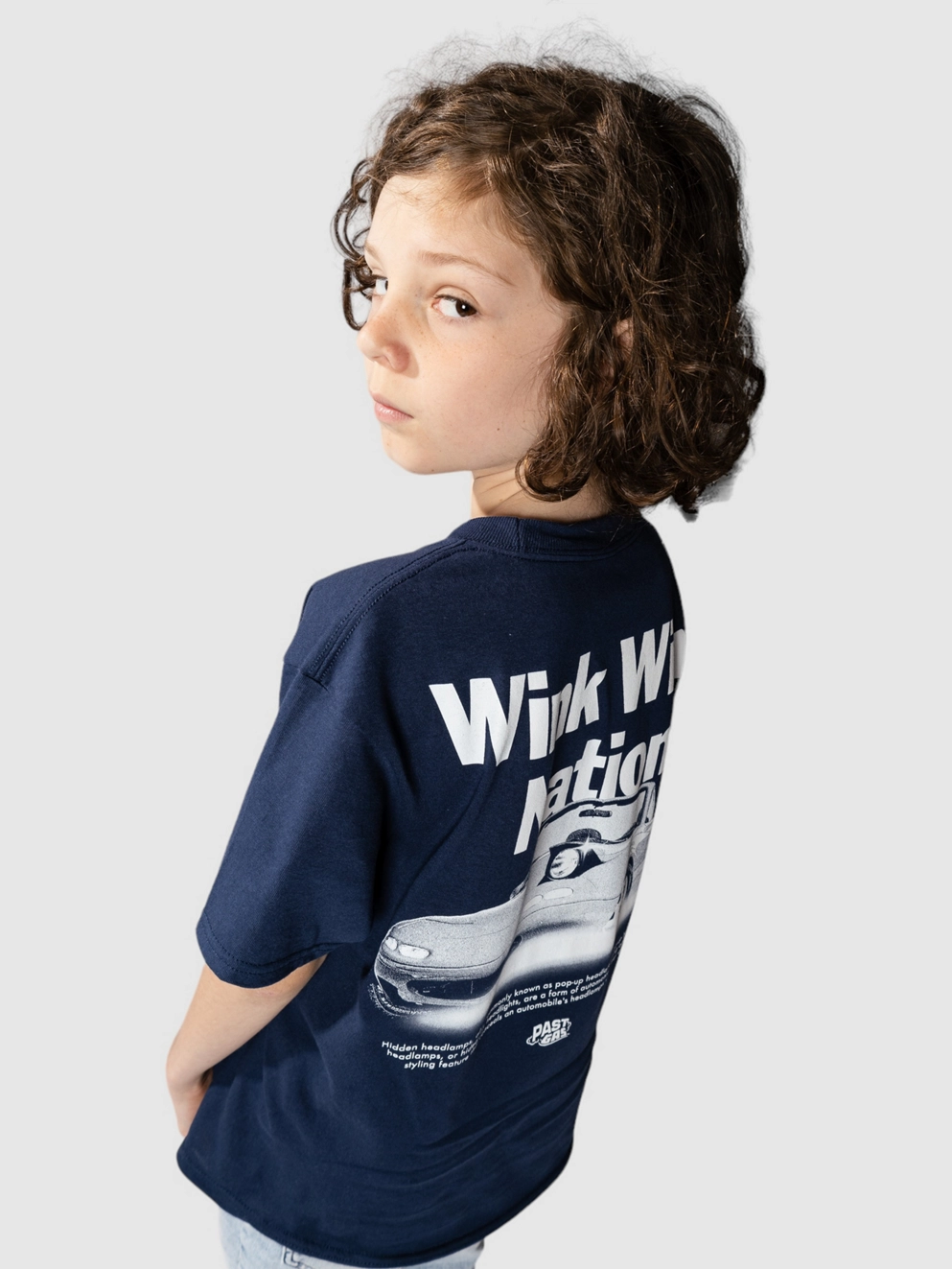 Donut Wink Wink Kids T-Shirt blue