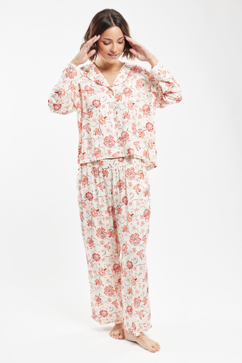 Pyjama imprimé floral