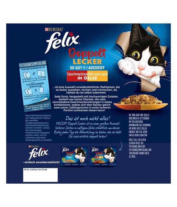 PURINA felix® Nassfutter für Katzen Doppelt