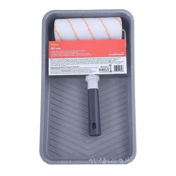 Lot rouleau + 1 bac de peinture GoodHome 180mm