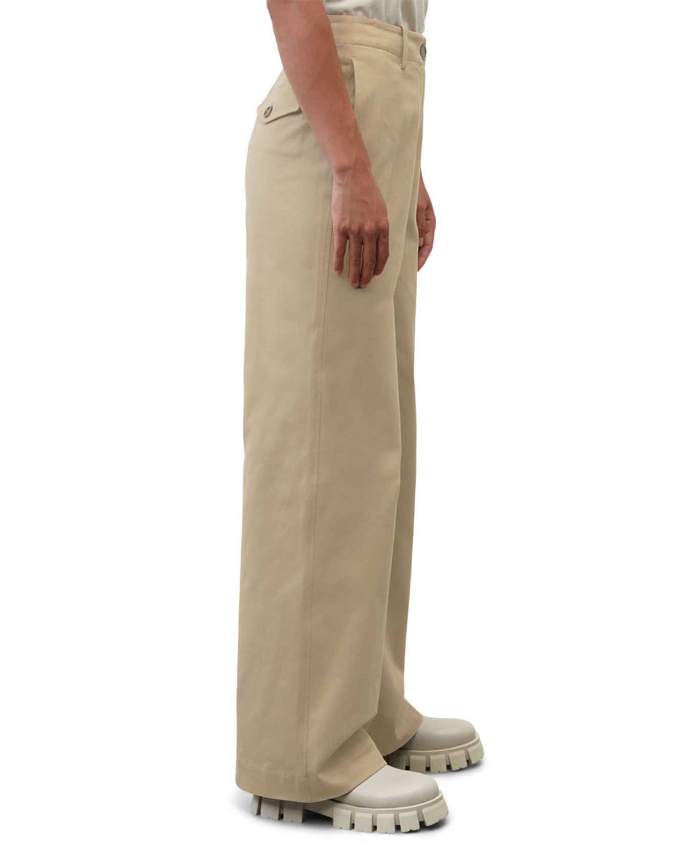 Marc O'Polo Pantalon flare beige