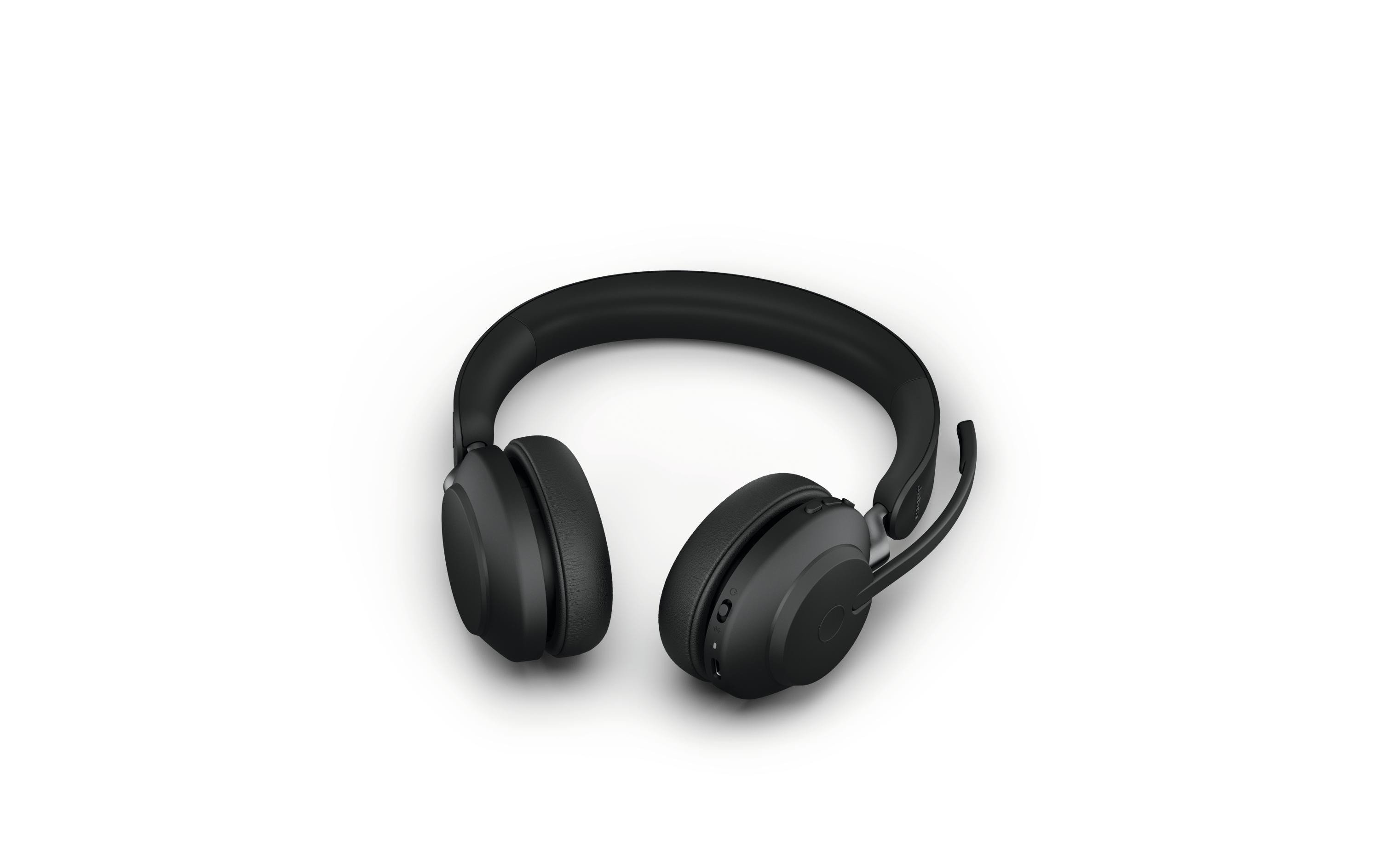 Headset Evolve2 65 Duo UC Schwarz, USB-C<br>Jabra Bluetooth Headset für das Büro, Home Office oder für Unterwegs