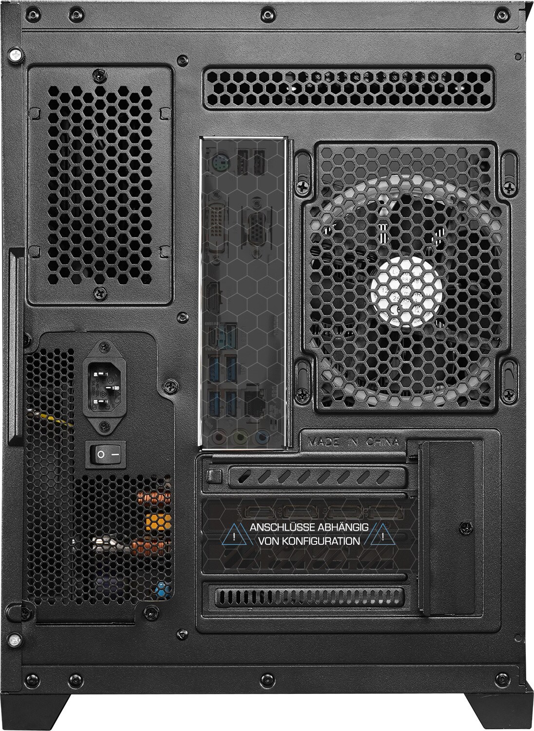 Gaming PC Panorama V AMD Ryzen 7 5700X, 32GB DDR4, NVIDIA RTX 4060 8 GB, 1TB SSD, WLAN, Windows 11