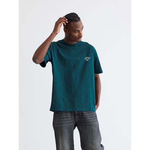 Woodbird Baine Eat T-shirt, Sports Green, M