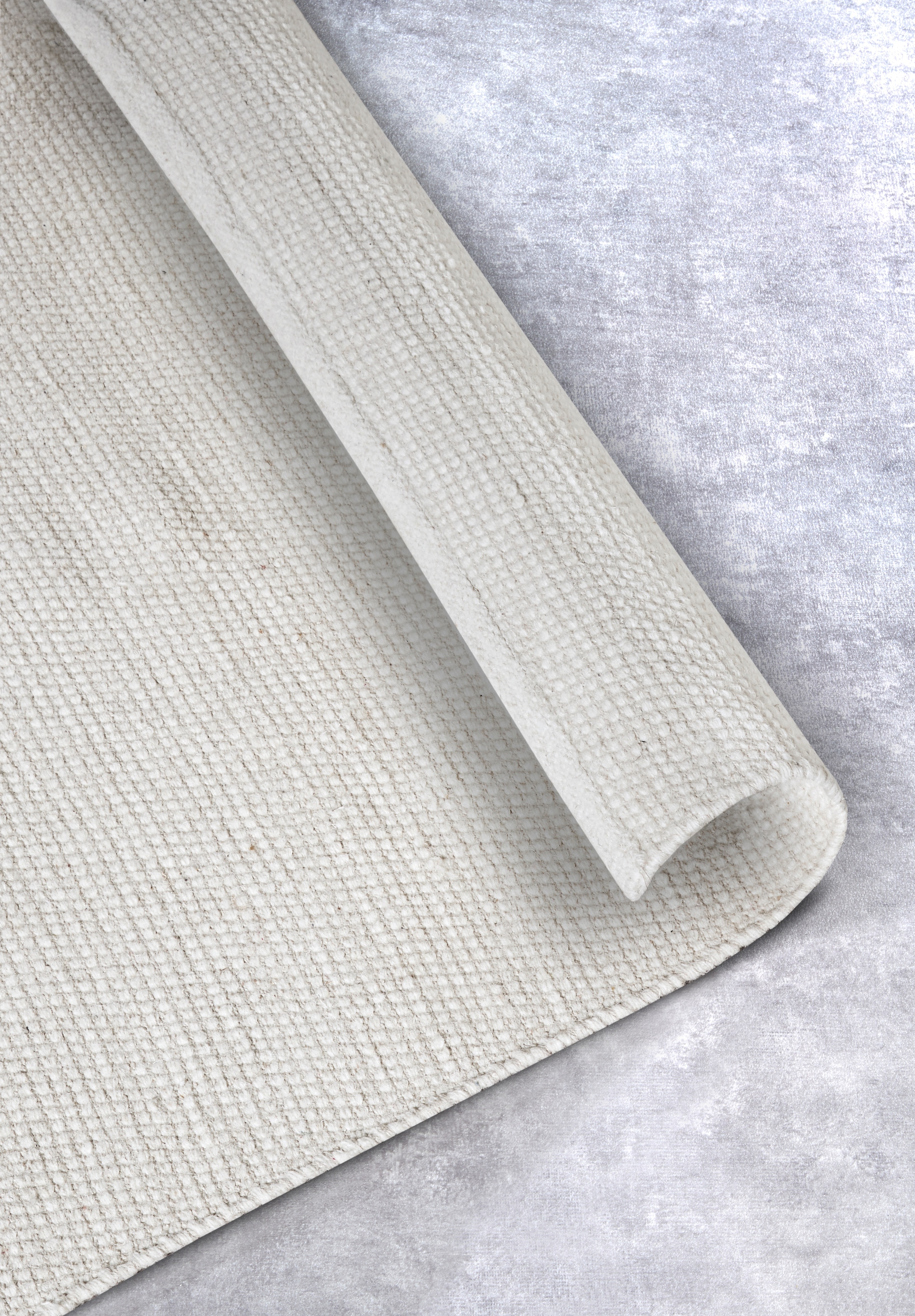ELLE DECORATION Wollteppich »Pradesh« rechteckig 10 mm Höhe Handgewebt, Wolle, Natur, Läufer, Wohnzimmer, Schlafzimmer, Skandi