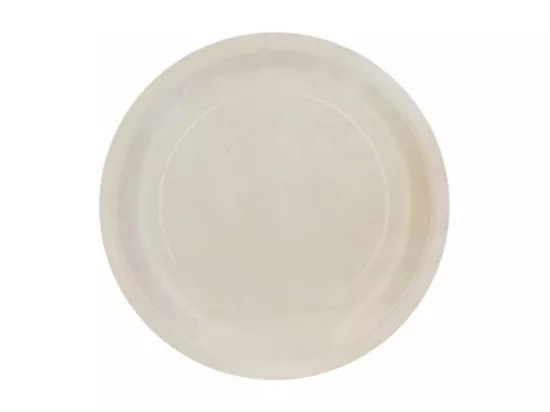 Lot de 6 Assiettes Rondes en Pin 