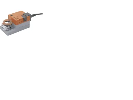 BELIMO Spjældmotor LM24A-SR, AC/DC 24 V, modulerende 2-10VDC, 5 Nm, gangtid 150 sek. med universal klembøsning.