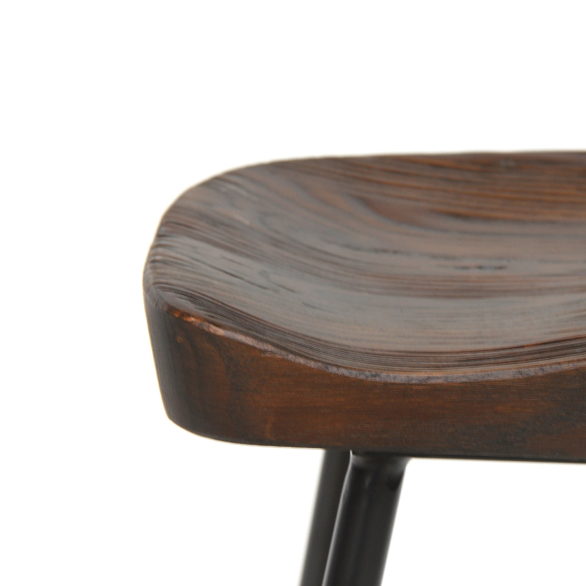 Barhocker 'Denim', braun, T 30 cm, B 40 cm, H 73,5 cm von fischer's lagerhaus