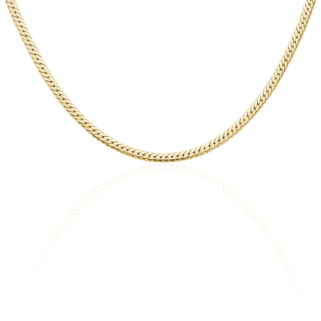 Collier Messaline Plaqué Or Jaune