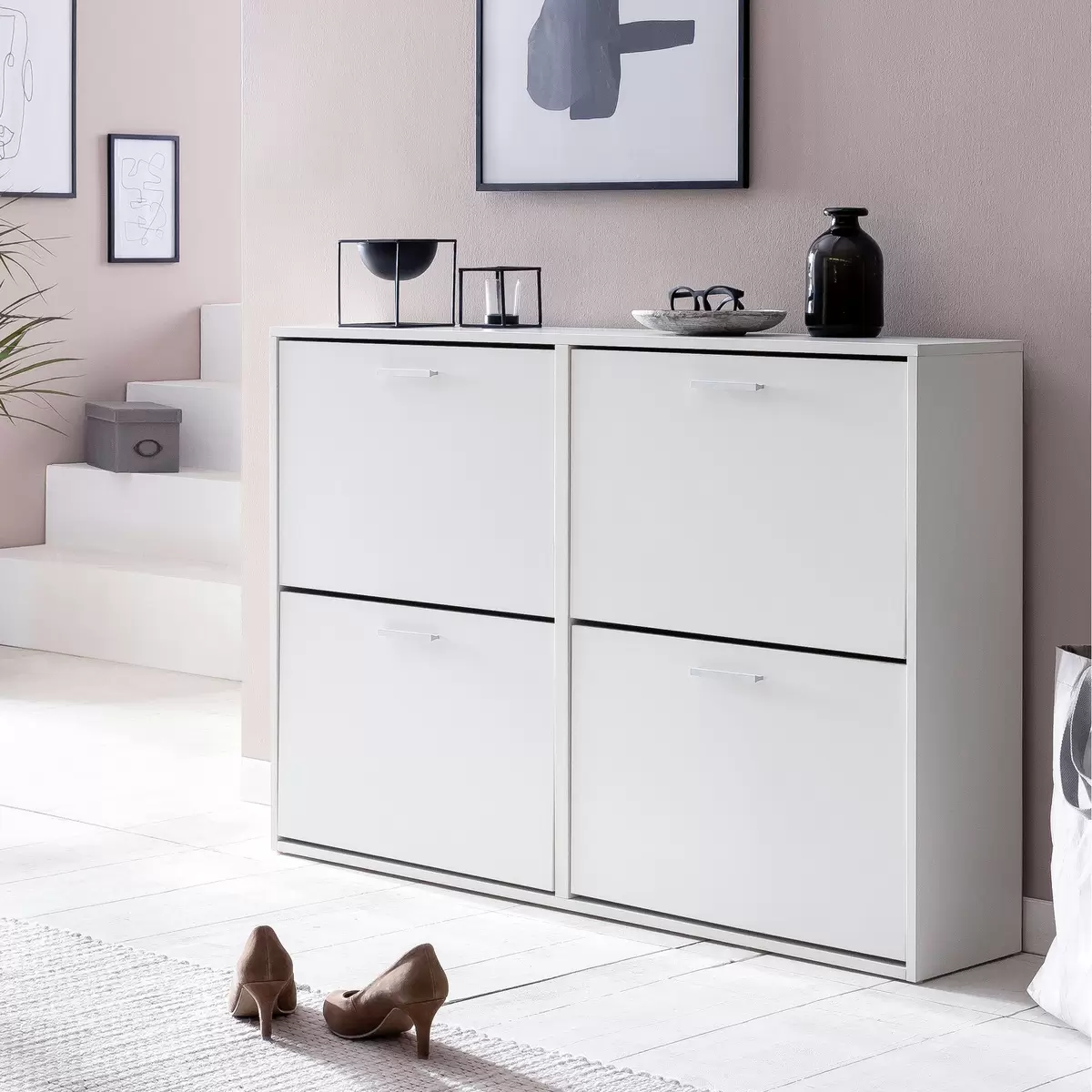 Schuhschrank Azueira weiss
