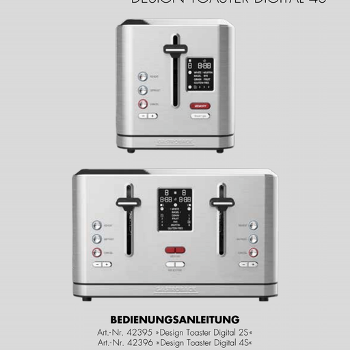 Gastroback - Design Toastjern Digital 2S