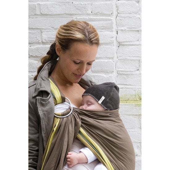 Écharpe de portage anneaux BB-Sling   épaule rembourrée Black Beans        de               Babylonia