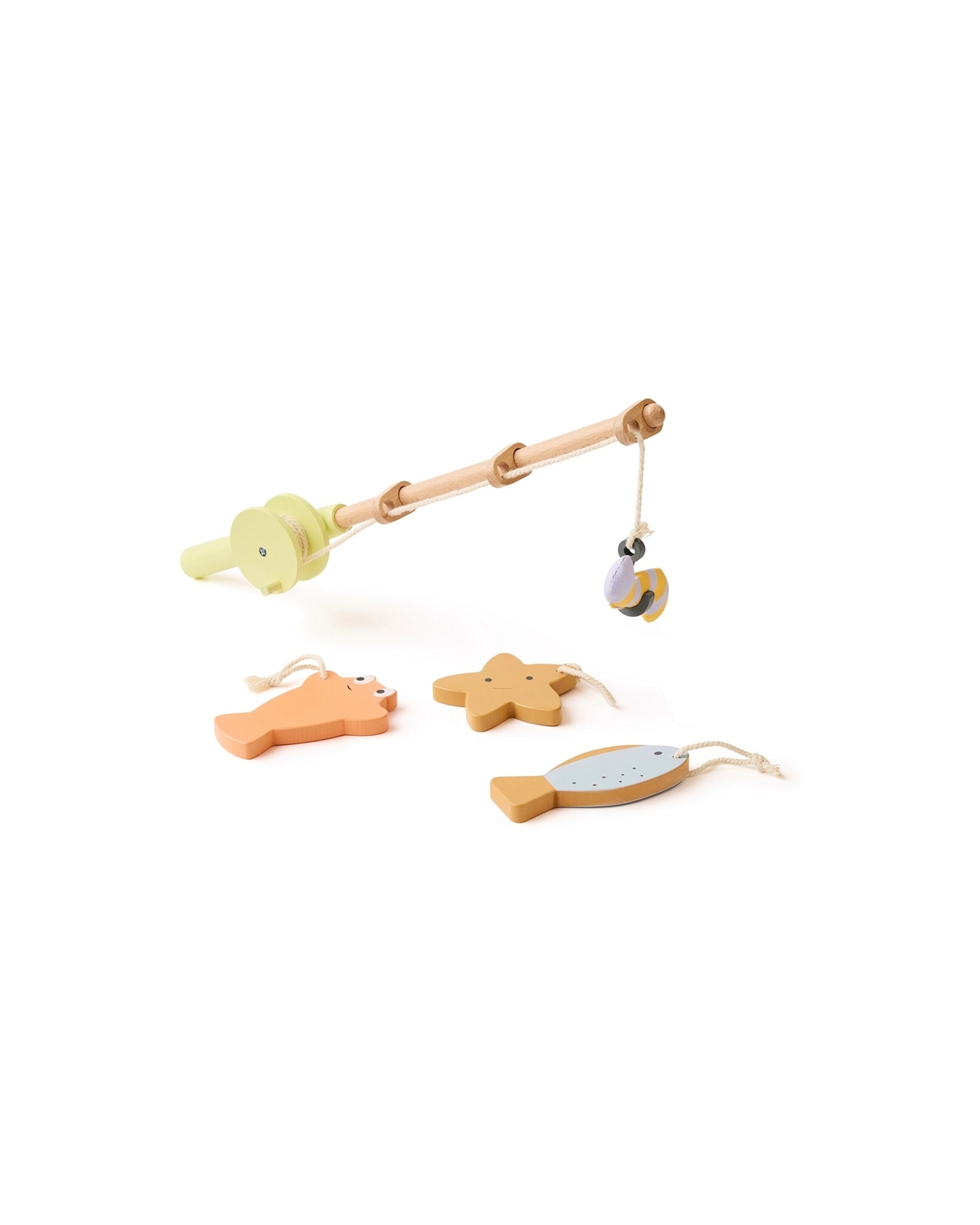 Kids Concept Fischerboot aus Stoff mit Angelset