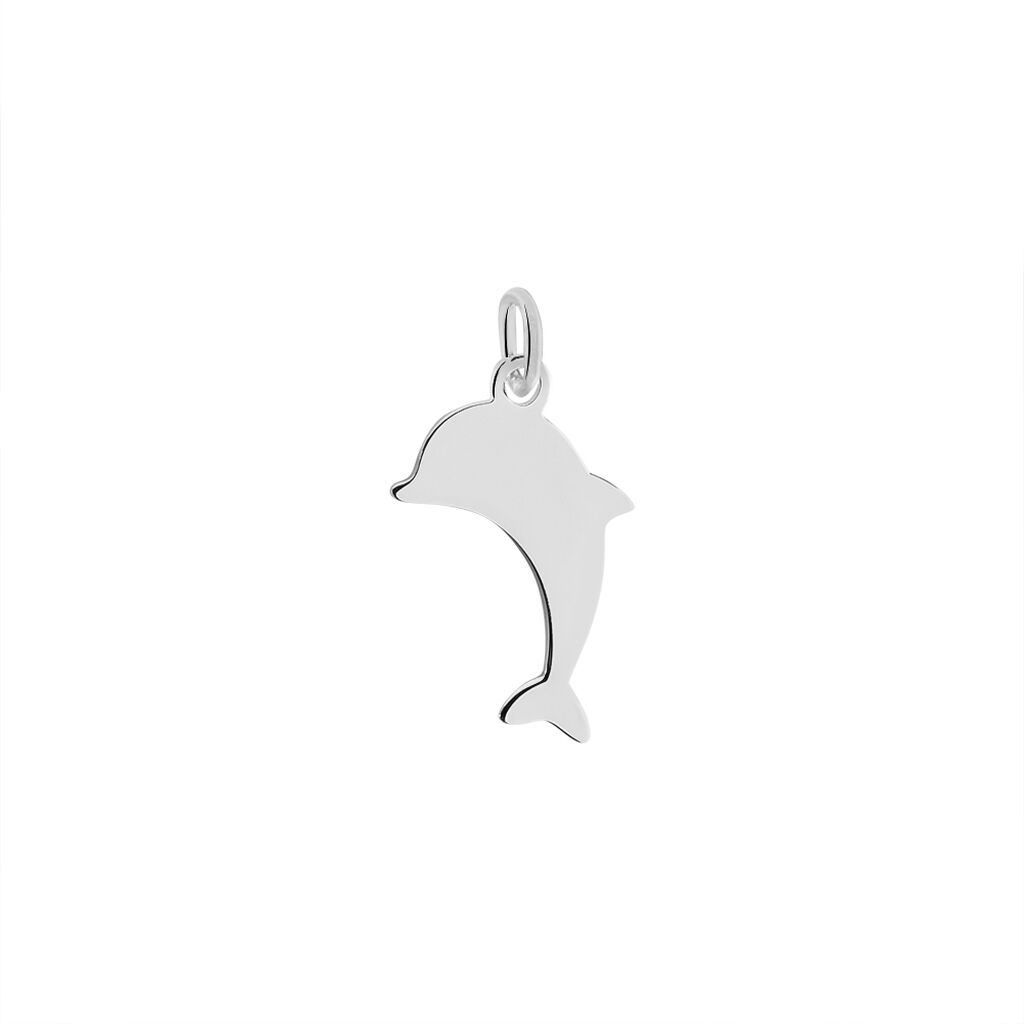 Pendentif Eudore Argent Blanc