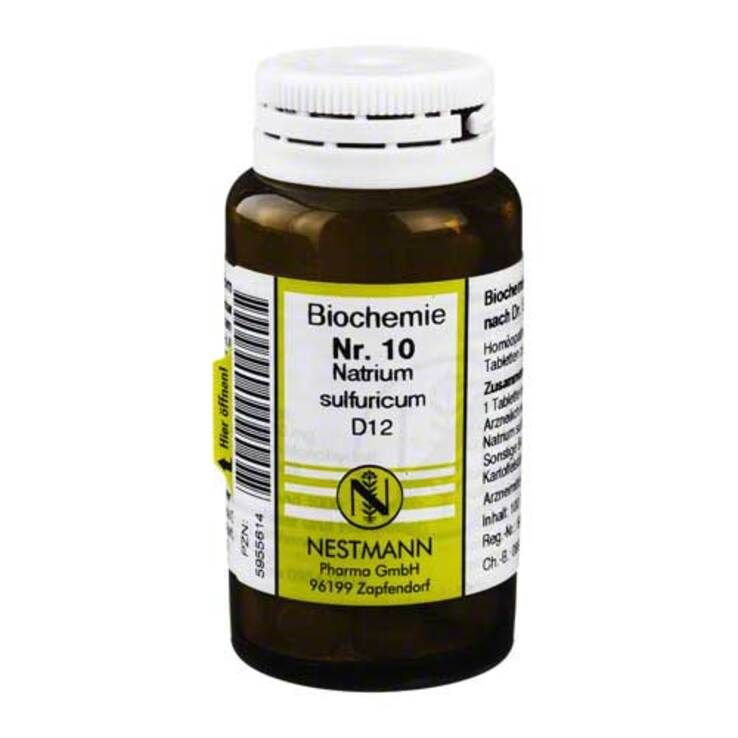 Biochemie 10 Natrium sulfuricum D 12 Tabletten, 100 St
