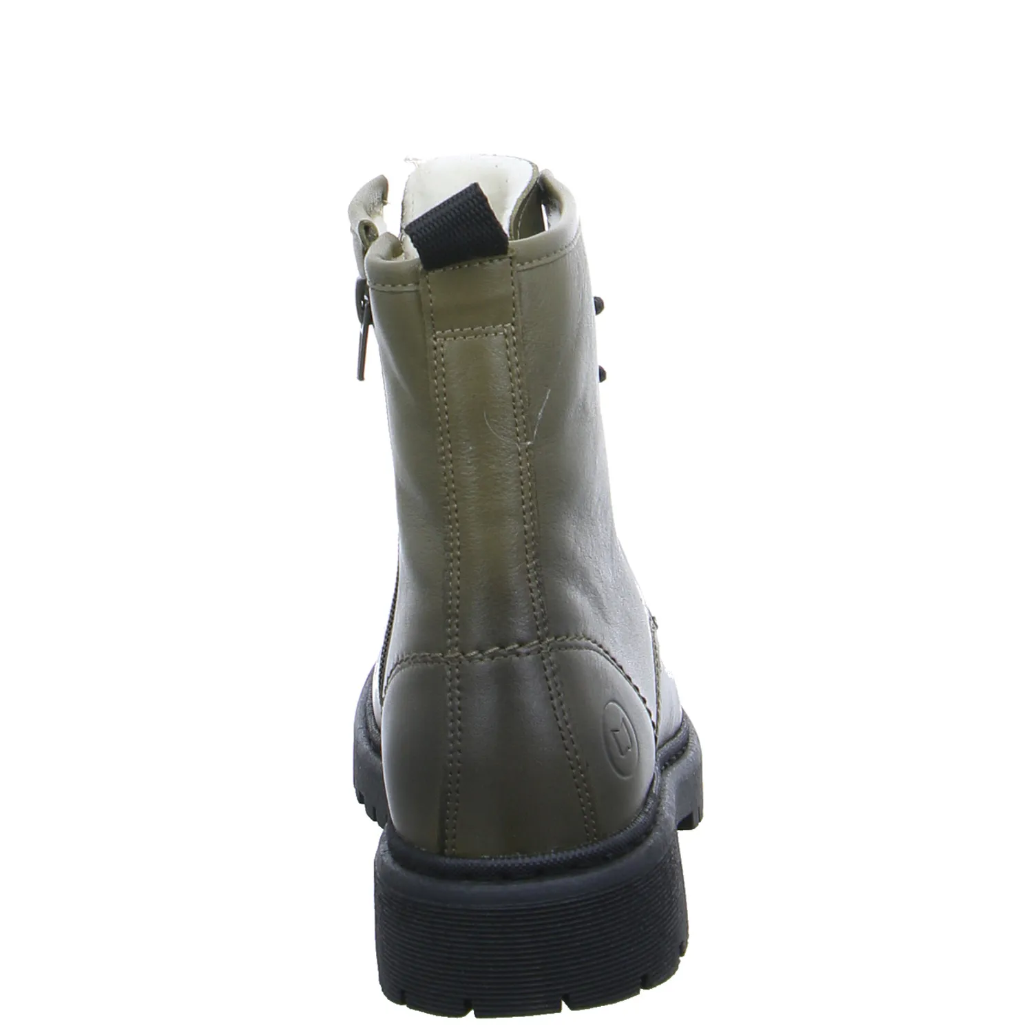 SCHUHENGEL Boot Olive Leder  mit Wollfutter