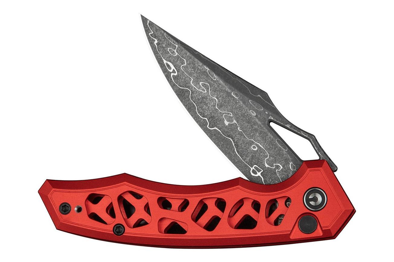 Civivi Anaaki C24039-DS1 Damascus Red Aluminum, zakmes