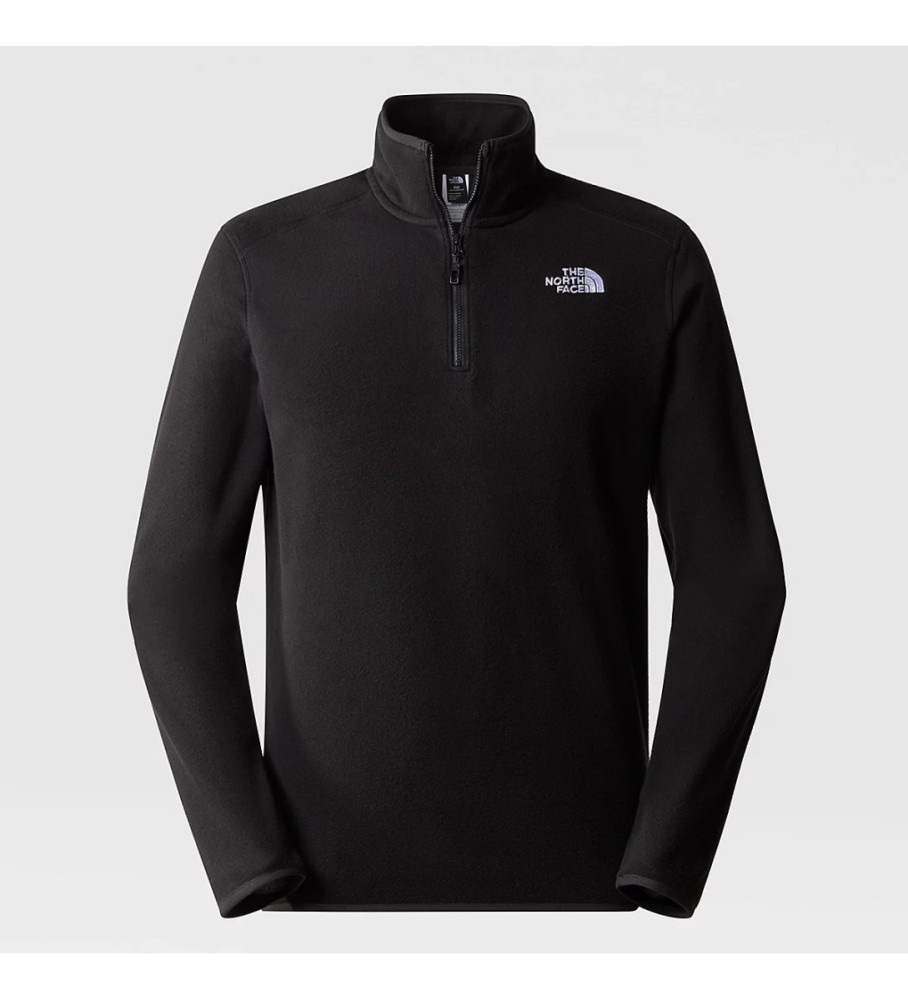 Casaco polar The North Face com zíper de 1/4, preto