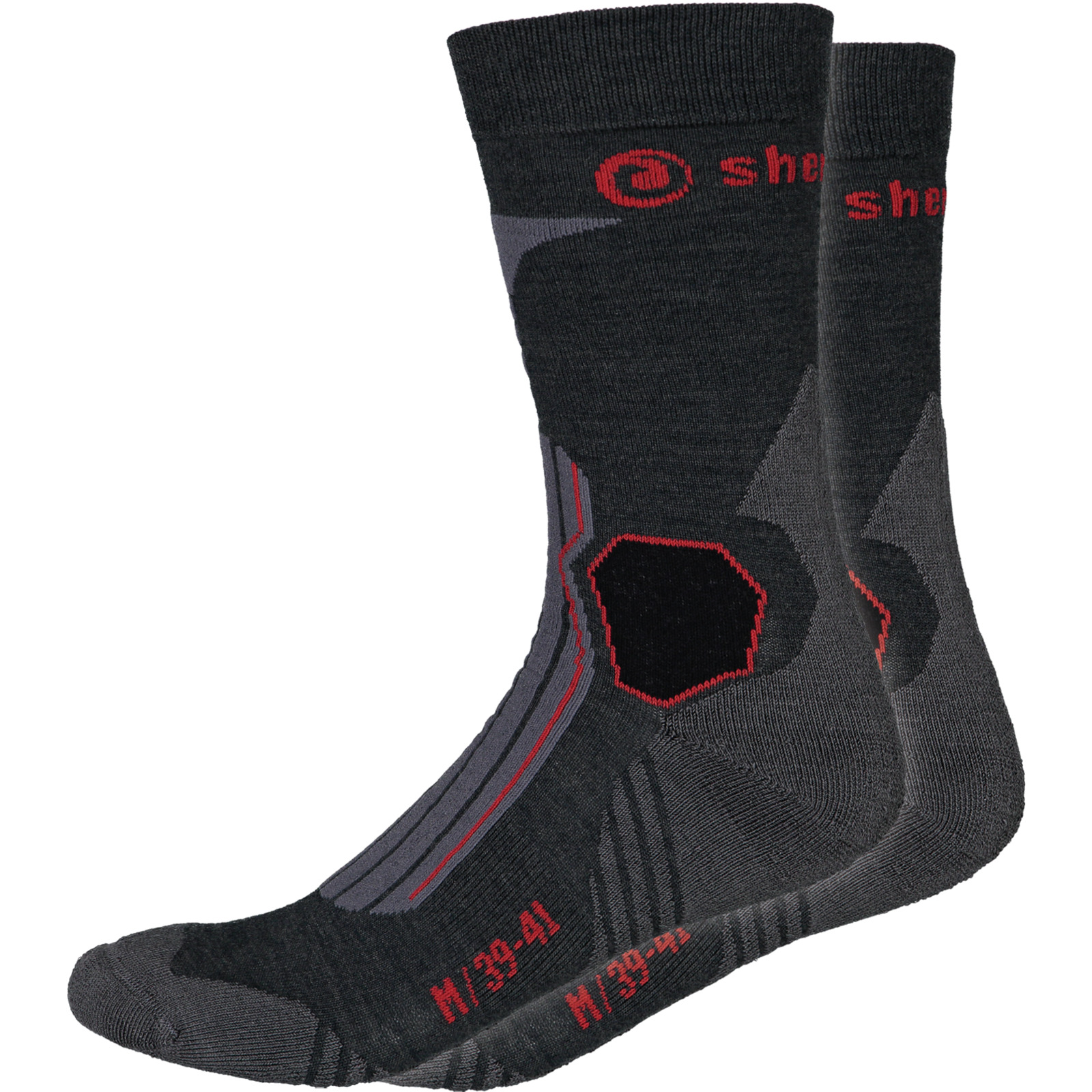 Sherpa Erwachsenen-Trekking-Socken Vyas, 2 Paar 42-44