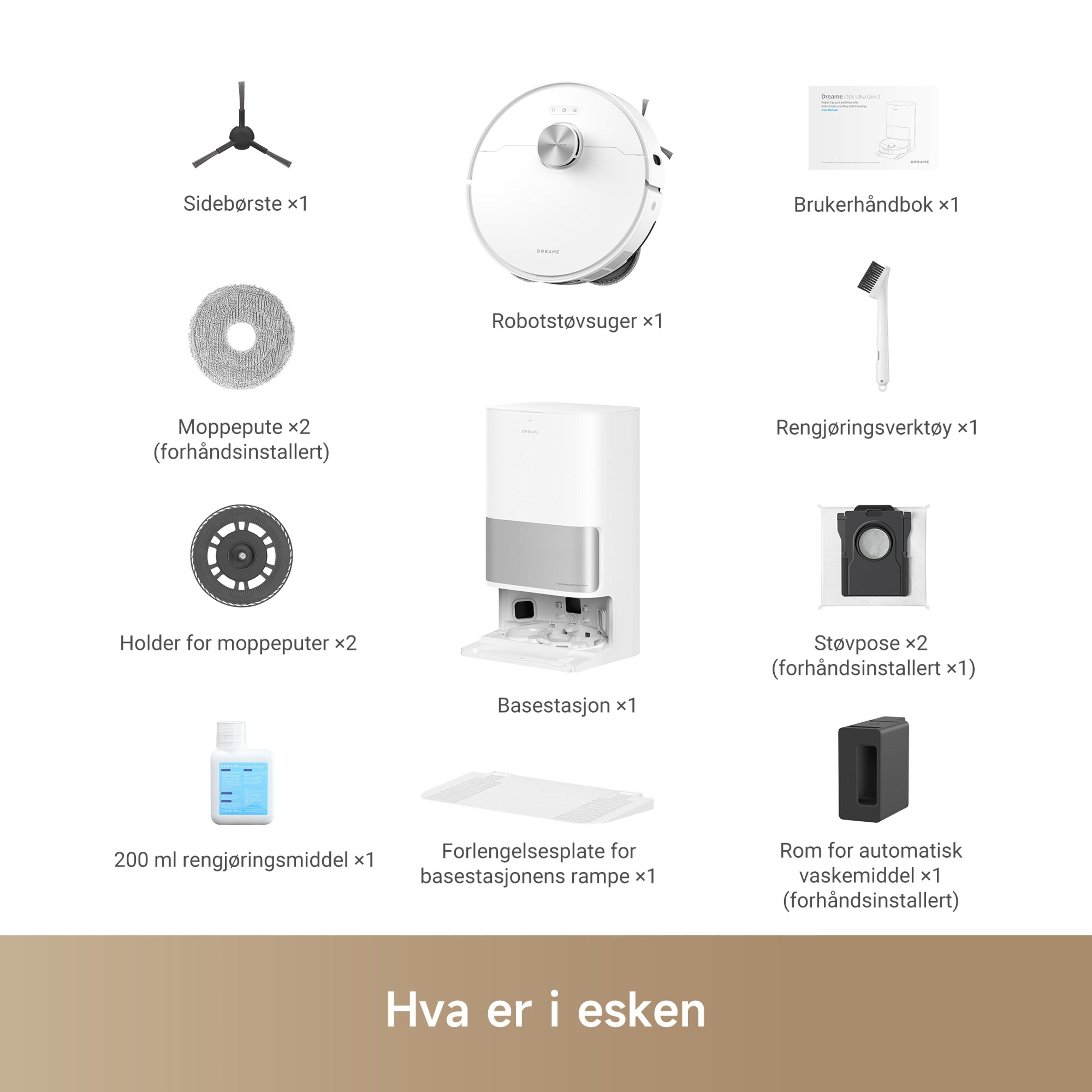 Dreame L10s Ultra Gen 2 Robotstøvsuger