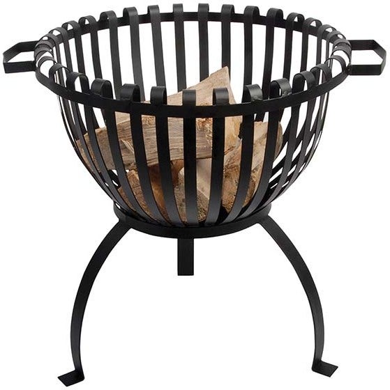 Esschert Design vuurkorf Fancy Flames zwart D 50 H 55 cm