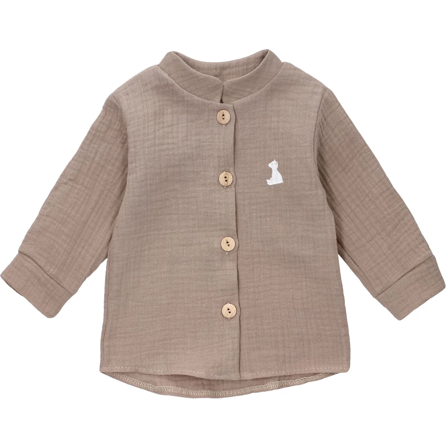 Baby Sweets Shirt Langarm Bruno, der Eisbär by Maria König braun