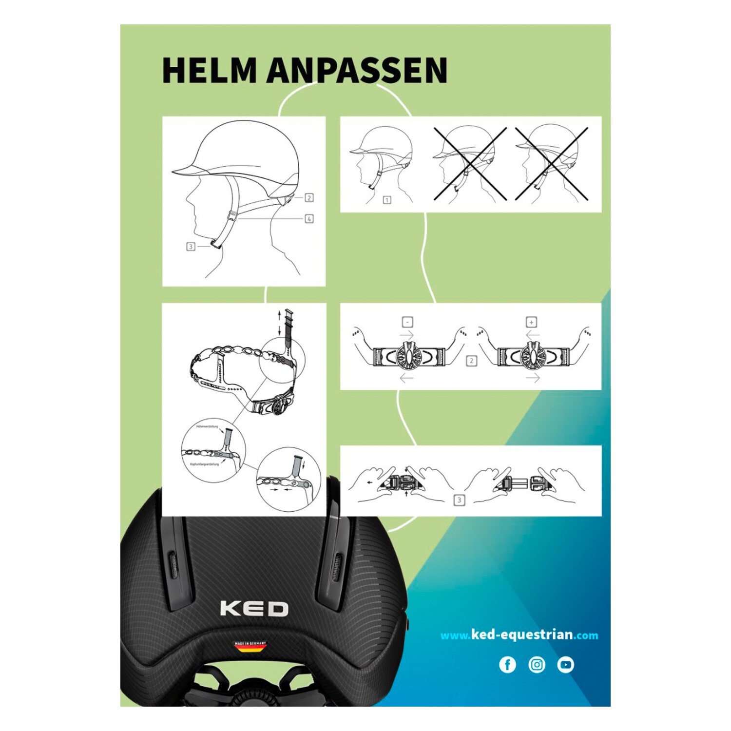 KED Reithelm Paso  - black matt