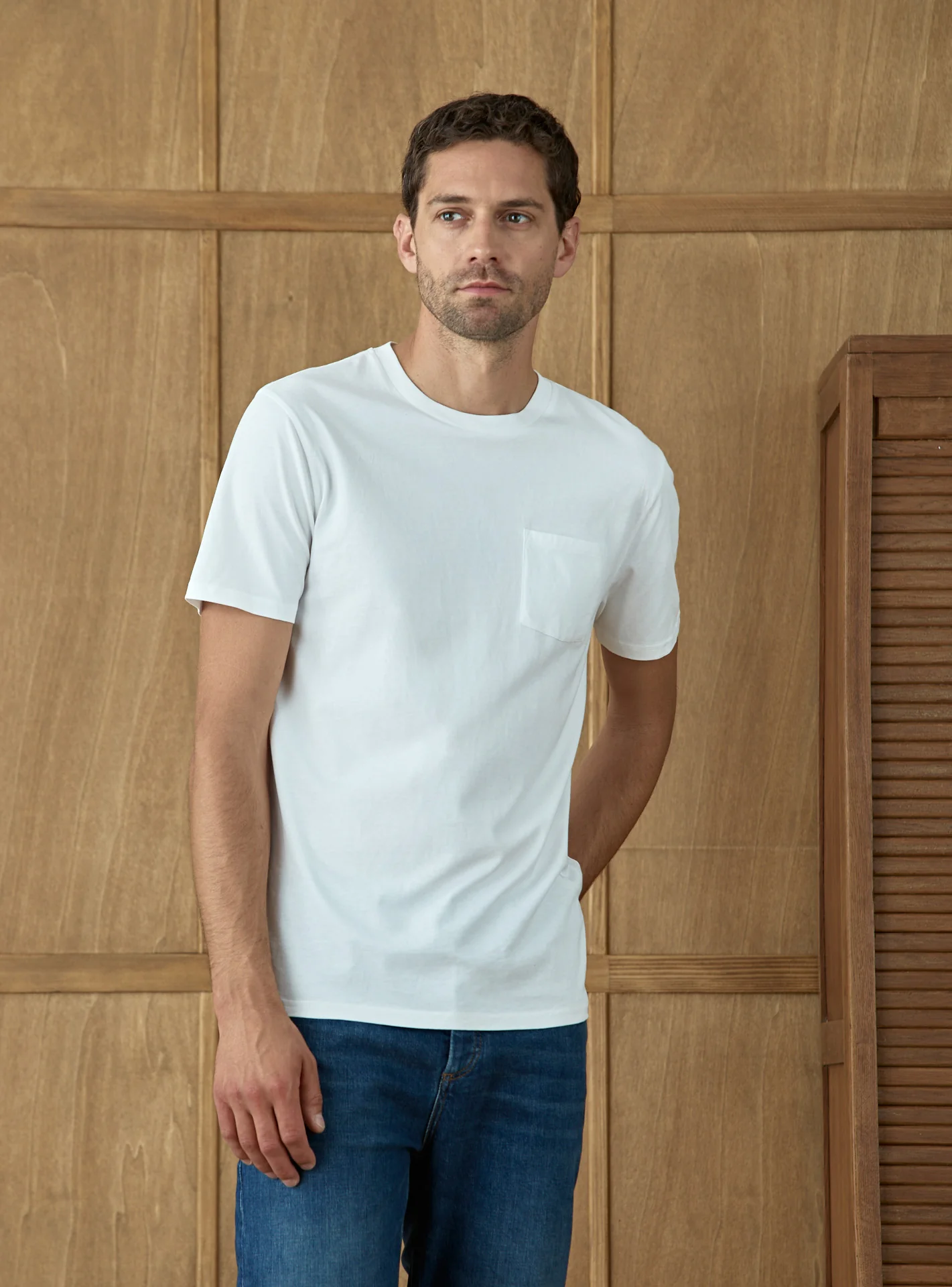 T-shirt Mitch Blanc