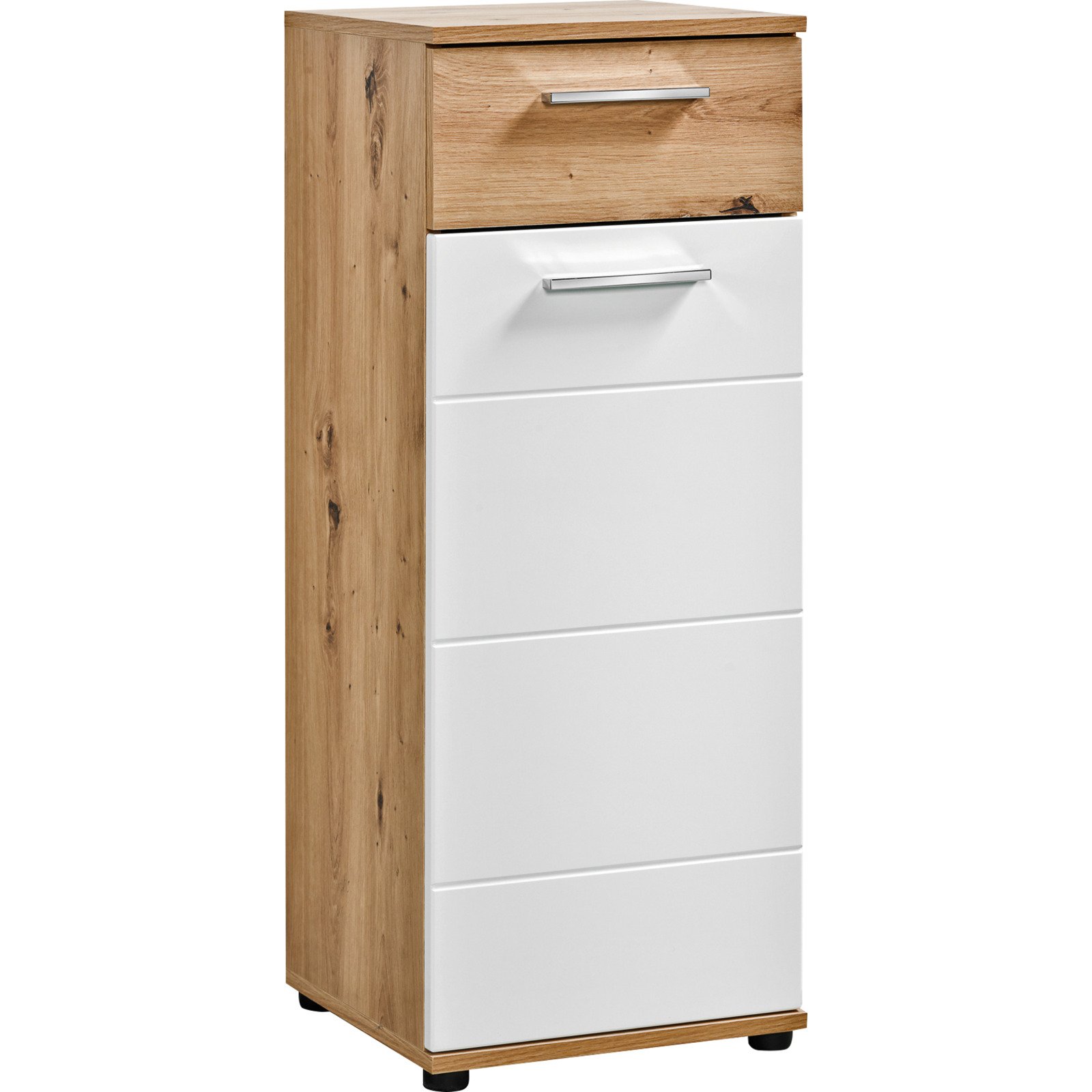 Badkommode Bergen Dekor Eiche Artisan weiss 35 x 92 x 35 cm