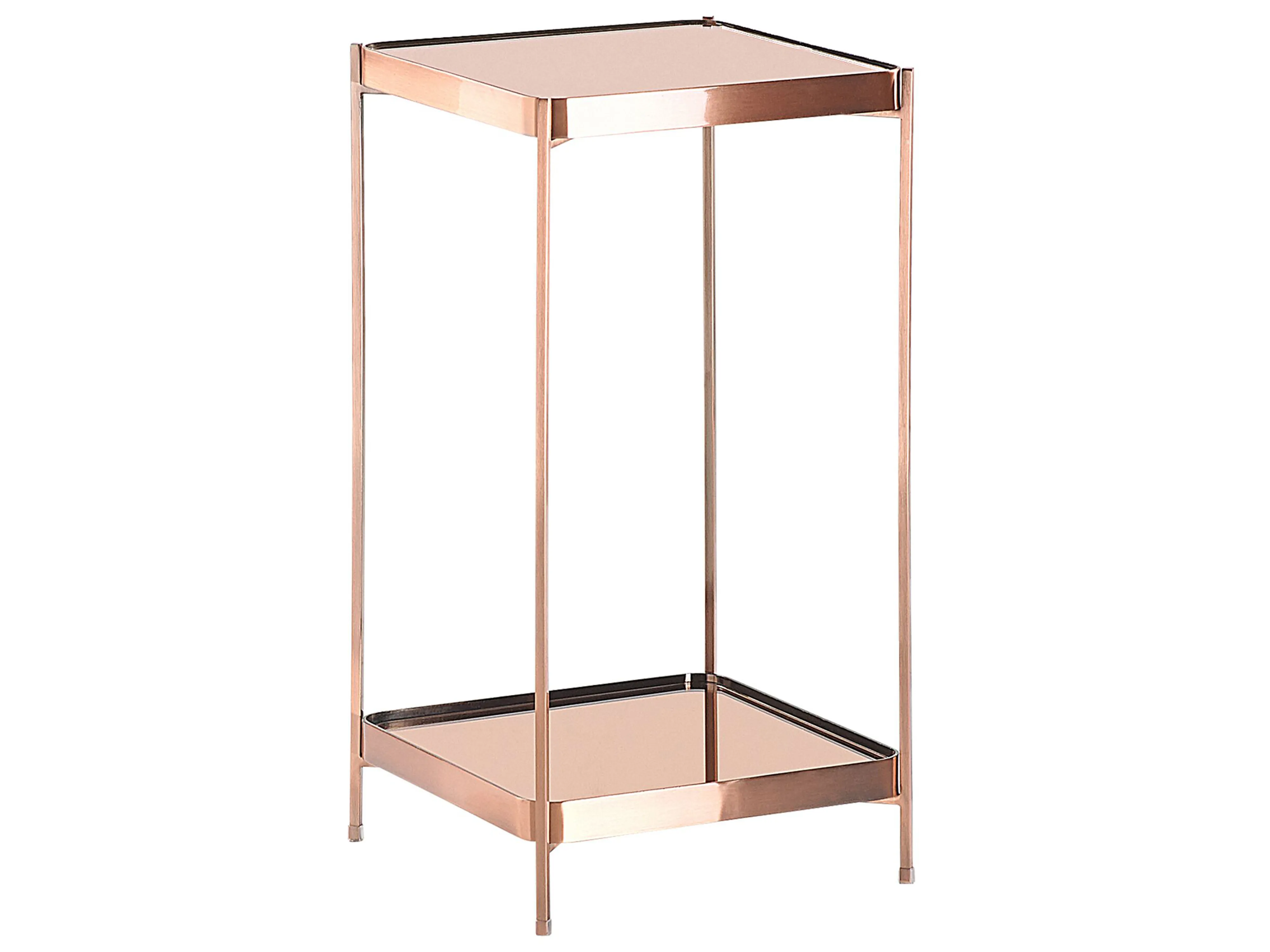 Bijzettafel ALSEA Veiligheidsglas Koper
