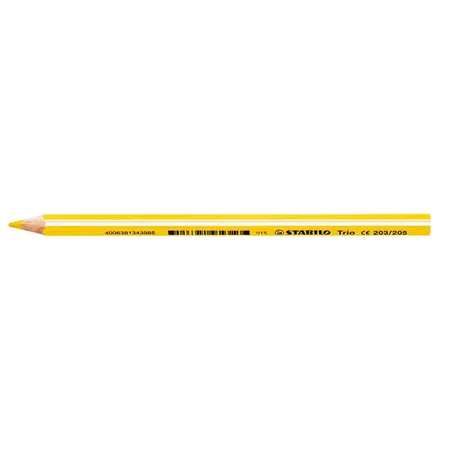 Dreikant-Buntstift - STABILO Trio dick - Einzelstift - gelb