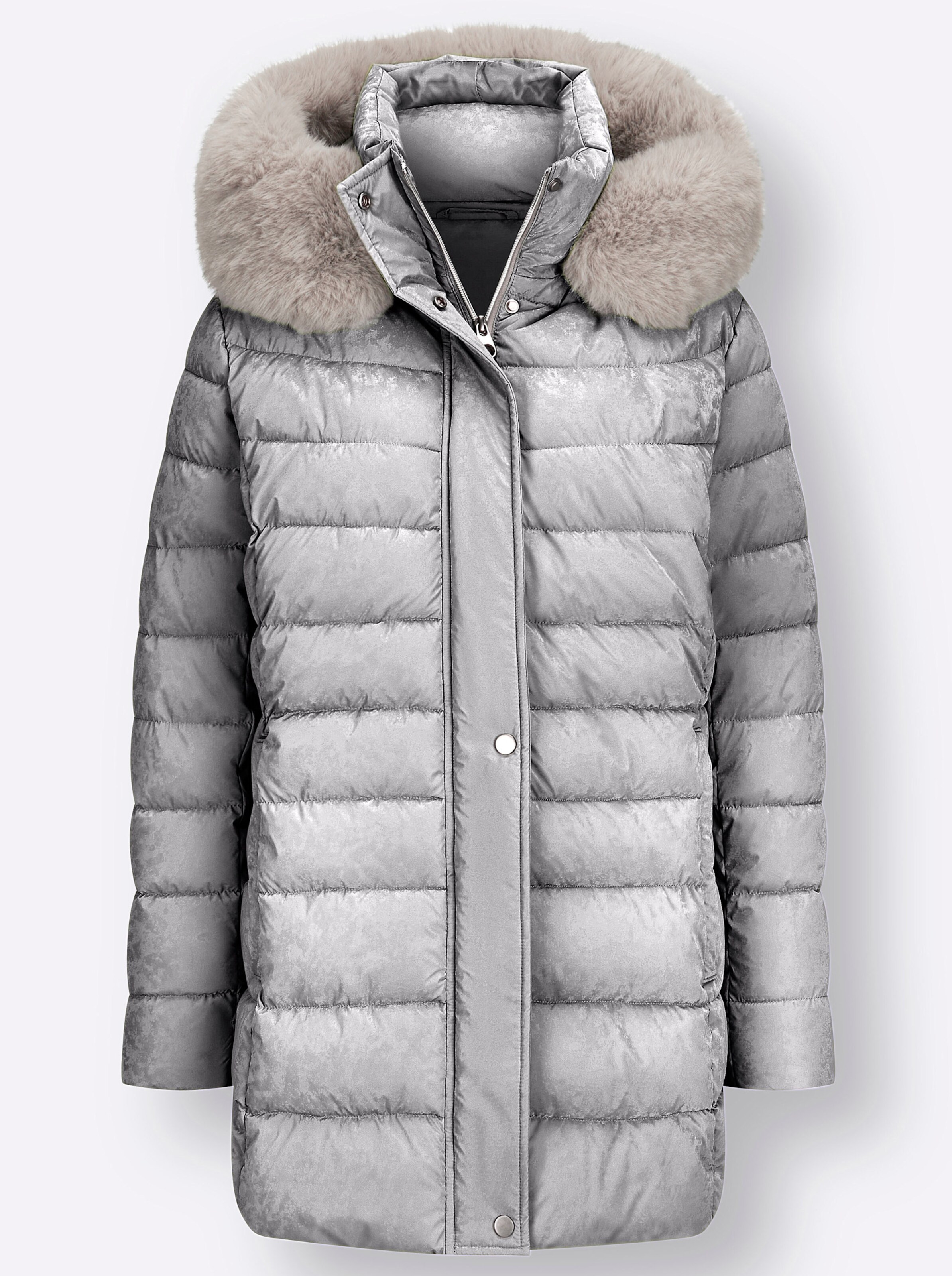 Mainpol Steppjacke in steingrau