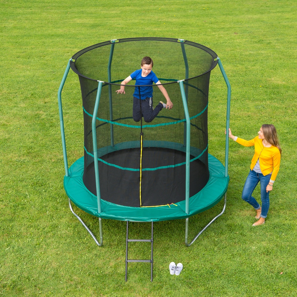 8-Fuß-Trampolin mit Sicherheitsnetz