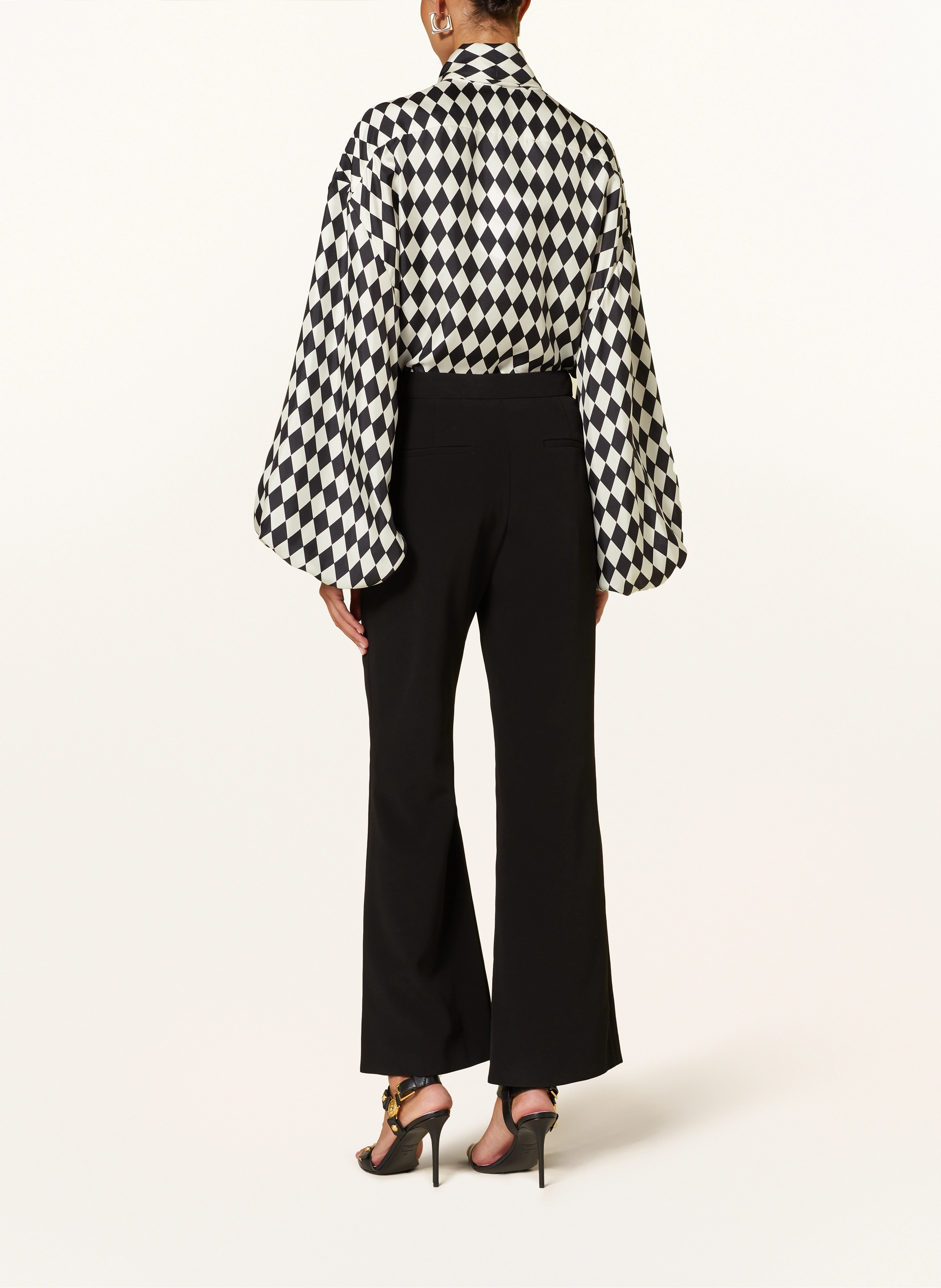 BALMAIN Seidenbluse mit Schluppe