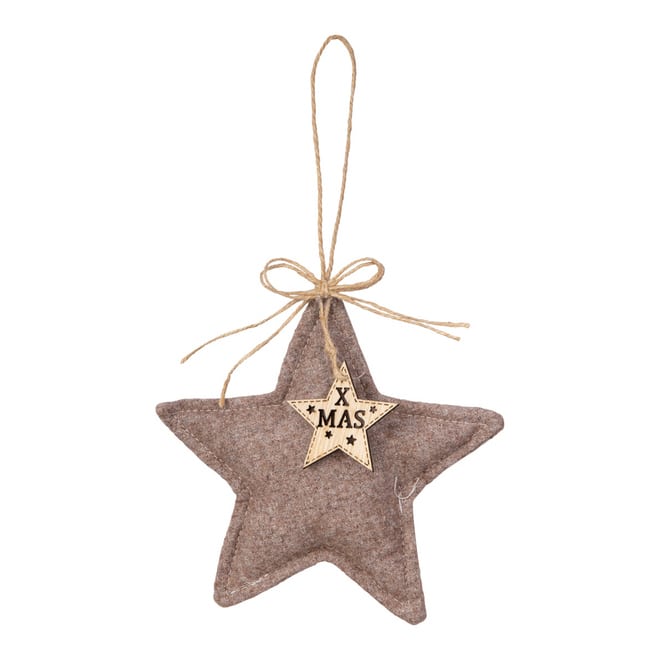 Dekohänger - Stern - Xmas - ca. 14 x 3 x 15,5 cm