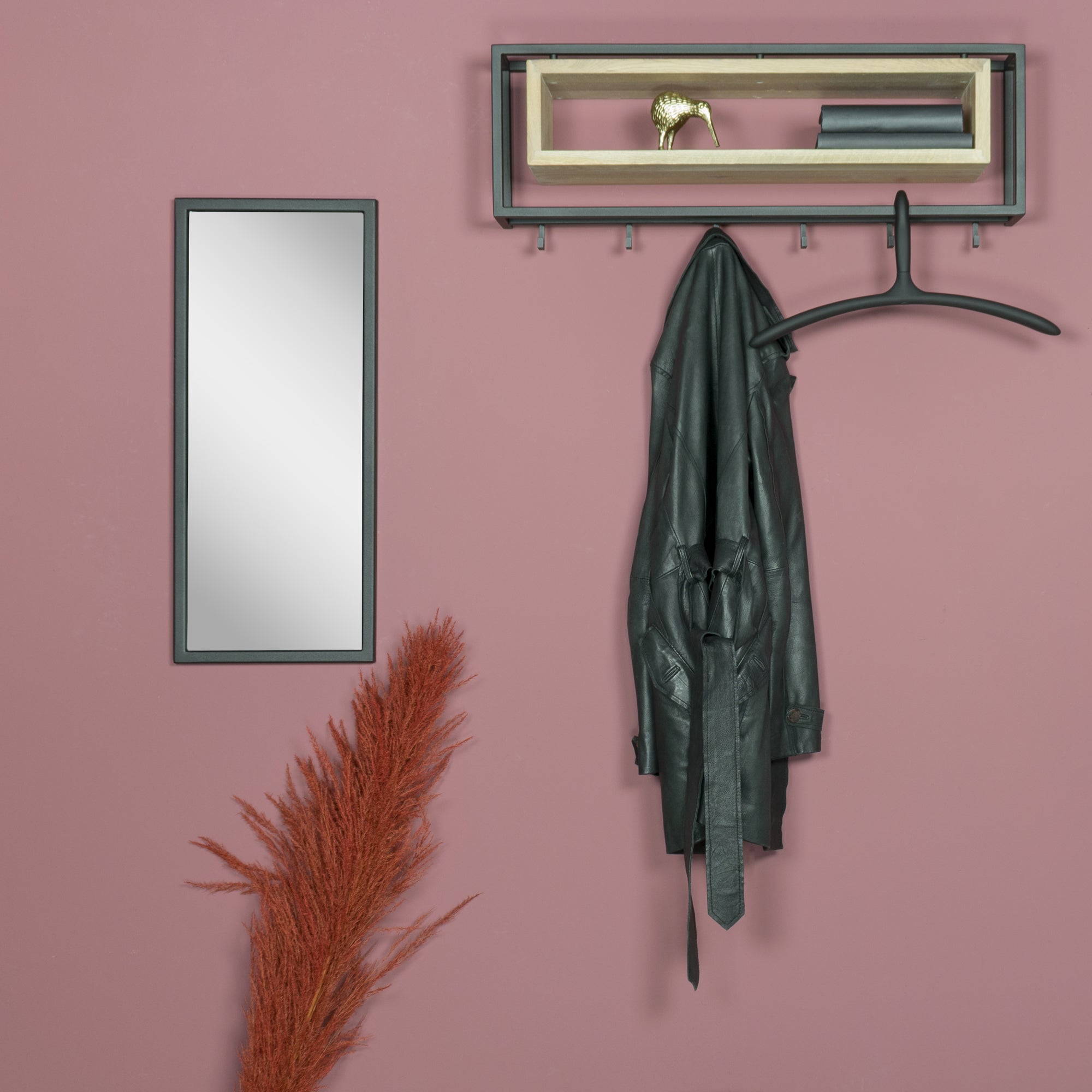 Spinder Design School Kapstok - Zwart Bruin