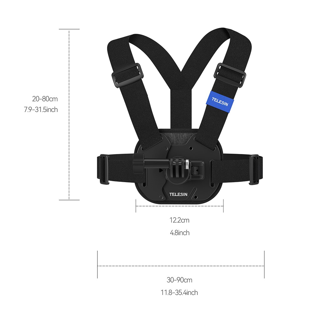Chest Mount Brustgurt gepolsterte Halterung für GoPro mit 1/4