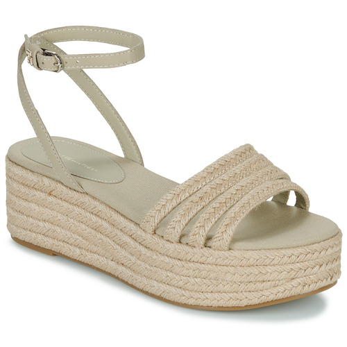 Tommy Hilfiger - ESSENTIAL BASIC FLATFORM SANDAL - Beige